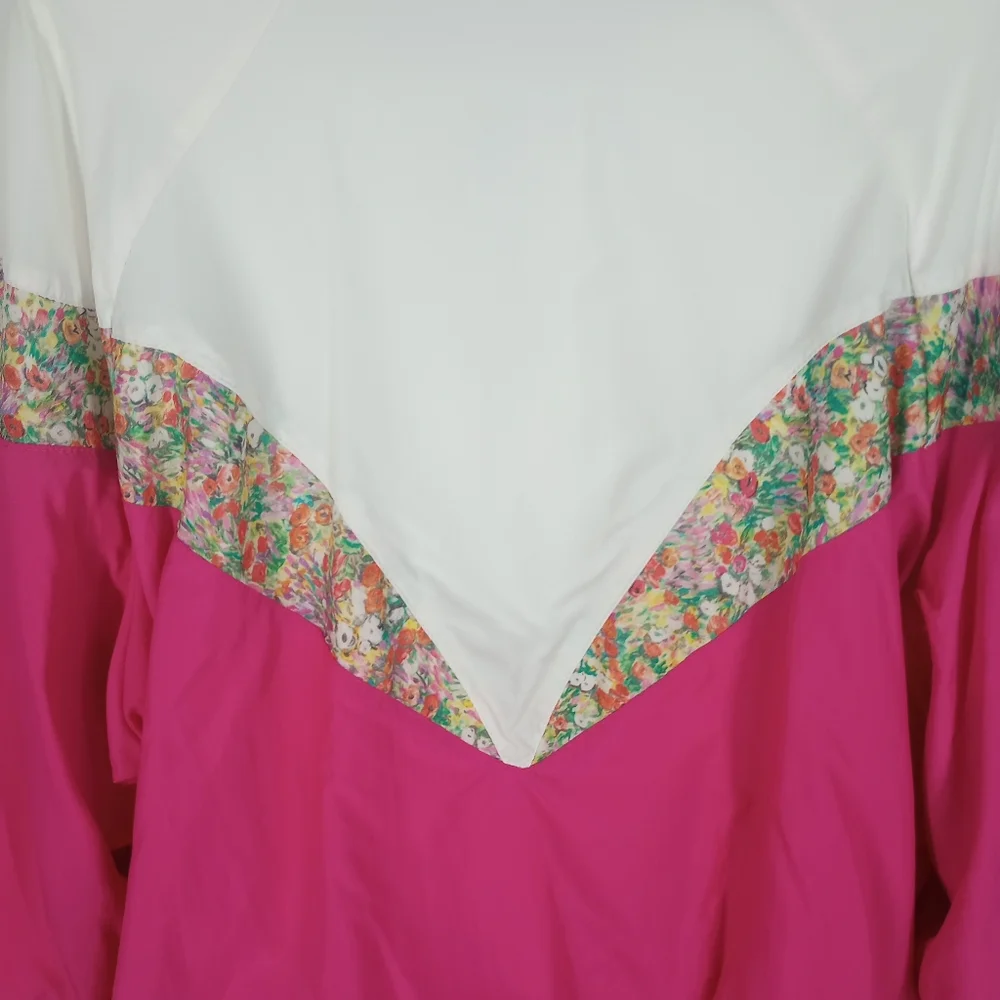 Vintage 80's 90's Colorful Windbreaker Jacket Rukka Made In Finland Size 36(M) - Picture 11 of 12